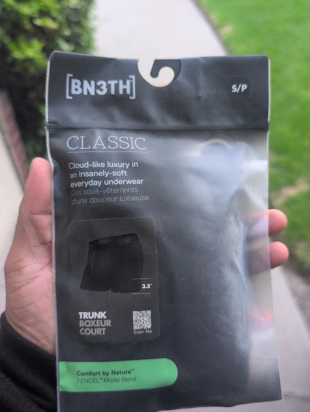 Men’s BN3TH Boxer Trunks Solid Black 3.5
